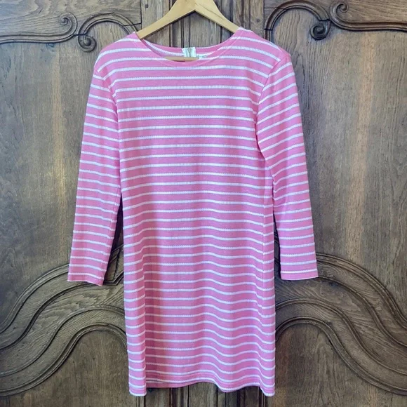 Sail to Sable pink and white striped dress - Picture 9 of 9